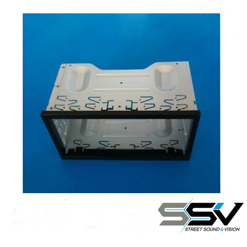 ALPINE CAR RADIO DOUBLE DIN MOUNTING CAGE SLEEVE WITH TRIM RING