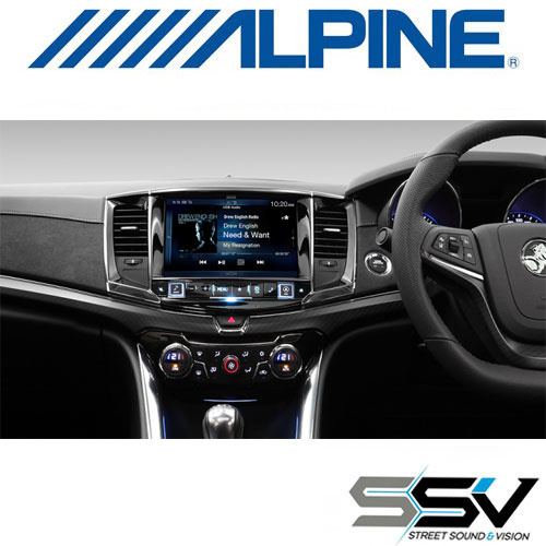 The New Alpine 9" Navigation X901D-VF includes dash fascia to suit Holden VF Commodore EX-DEMO