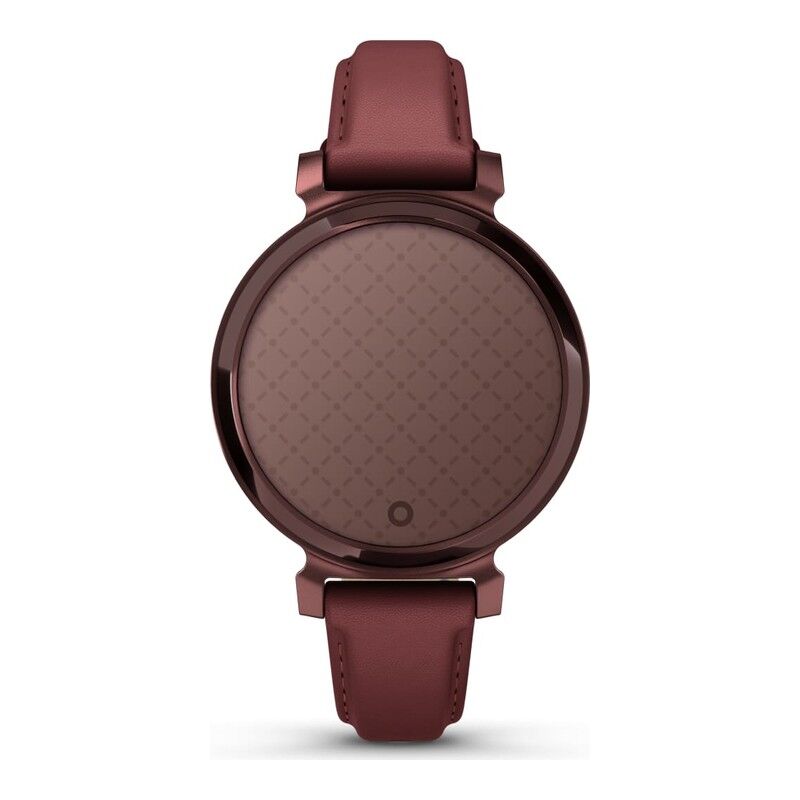 Garmin Lily 2 Classic Smartwatch - Dark Bronze/Mulberry Leather Band