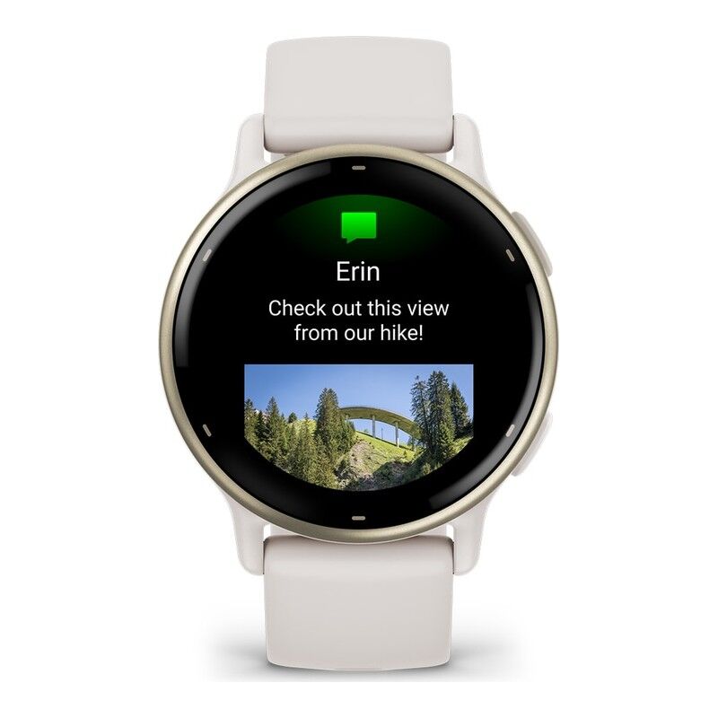 Garmin vivoactive 5 Smartwatch - Cream Gold/Ivory