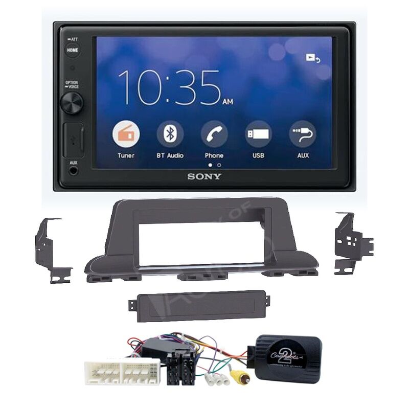 Sony XAV-AX1000 6.2" Apple CarPlay Bluetooth Stereo Upgrade Package To Suit Kia Cerato 2019-2025 BD
