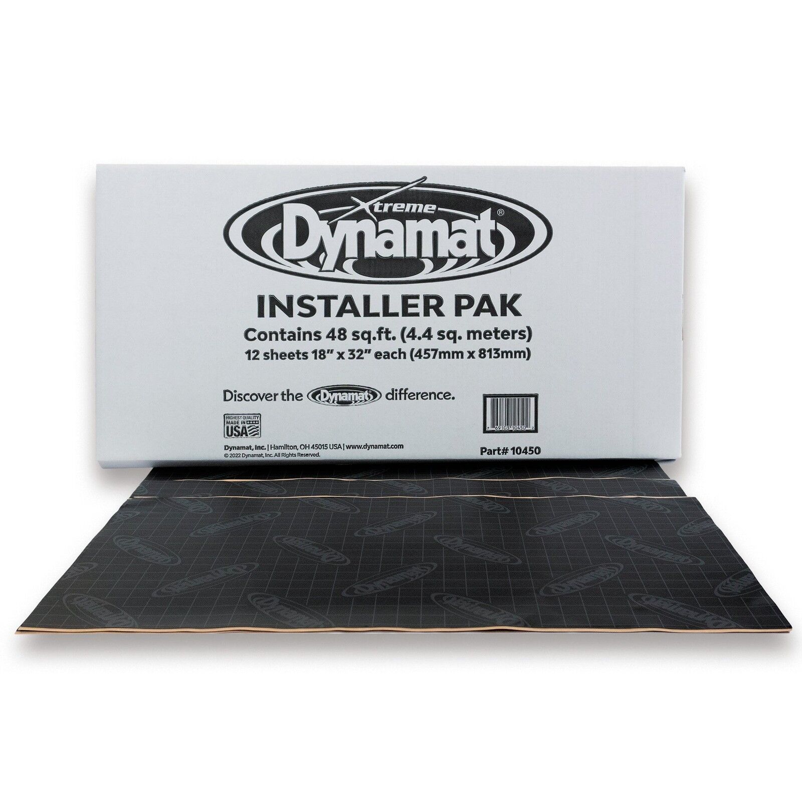 Dynamat 10450 Xtreme Installer Pak - 12 Sheets 46 x 81cm (4.4 sqm)