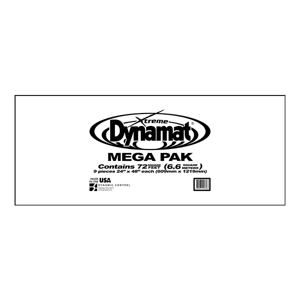 Dynamat Xtreme Installer Pak 9 Sheets 61 x 120cm (6.68 sqM)