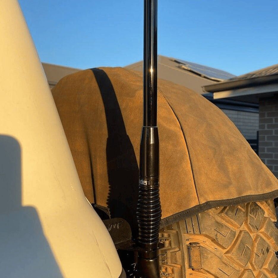 GMF 123P-TG UHF Antenna Tailgate Bracket To Suit Toyota Land Cruiser 80 Series Passenger Side