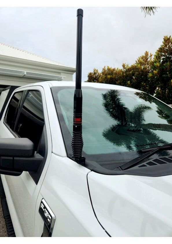 GMF 154D-BB UHF Antenna Bonnet Bracket To Suit Ford F150 2021+ Drivers Side