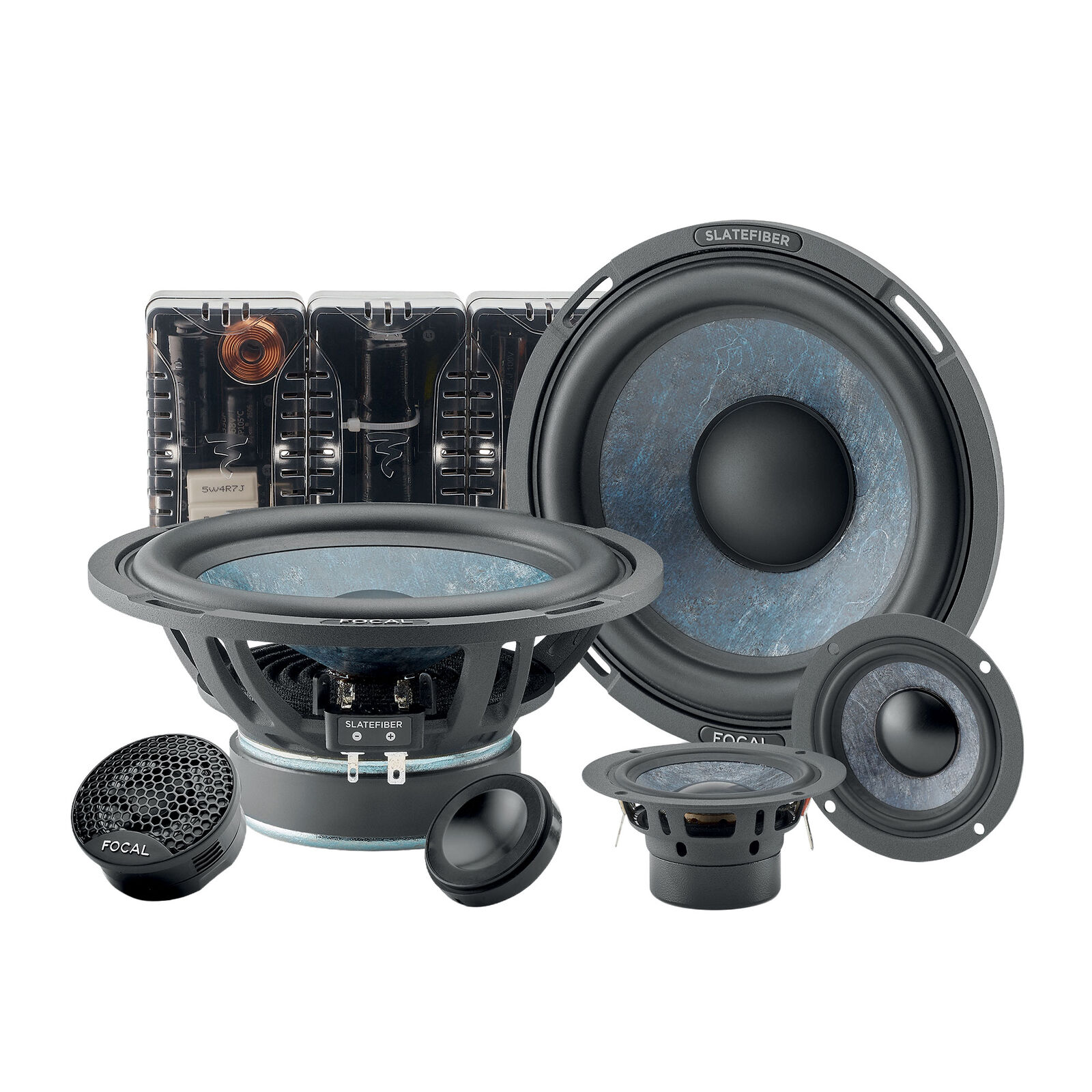 Focal 165 SF3 3-Way Speakers | 6.5″ Slatefiber