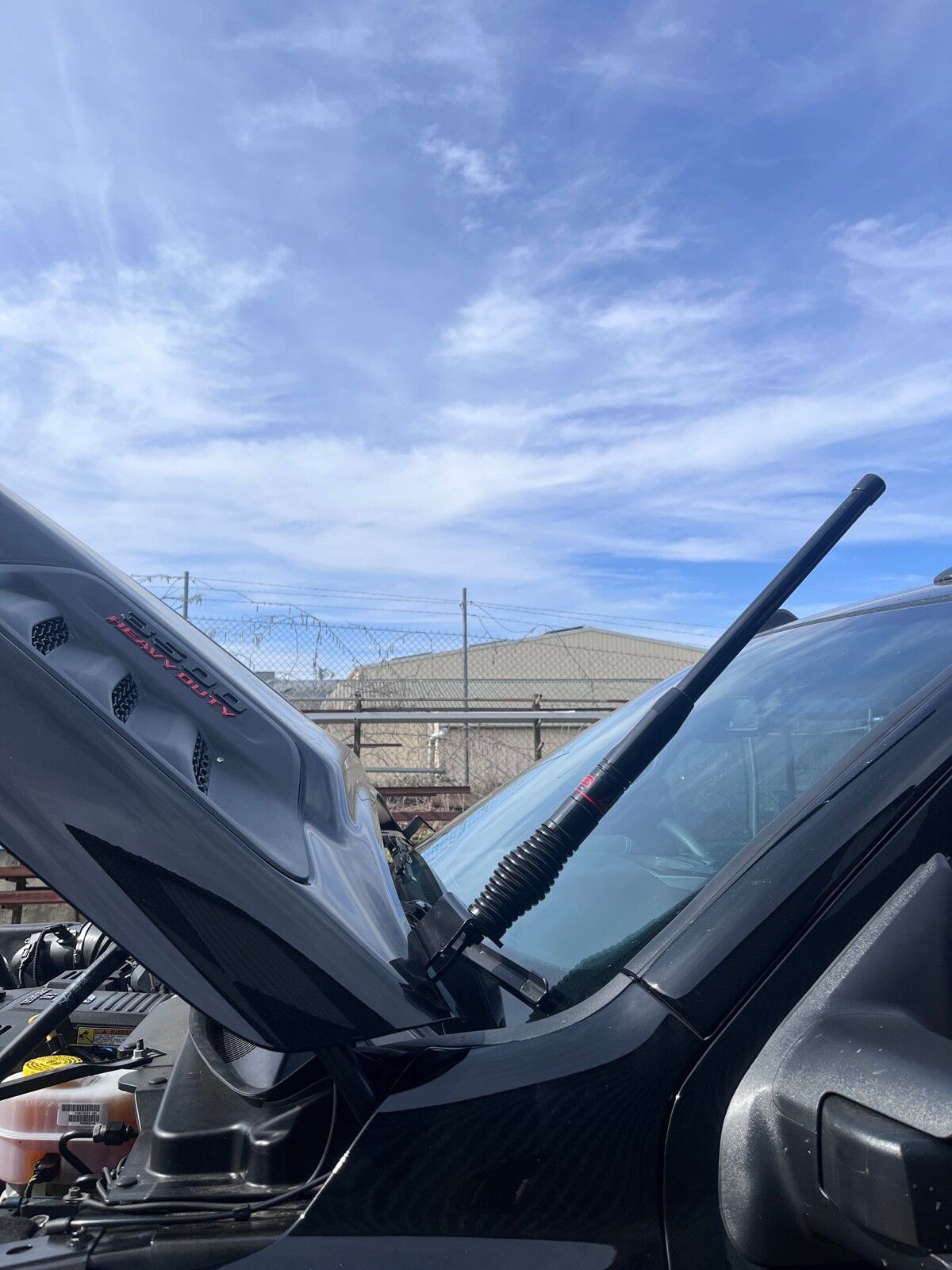 GMF 215P-BB UHF Antenna Bonnet Bracket To Suit Dodge RAM 3500 2019+ Passenger Side