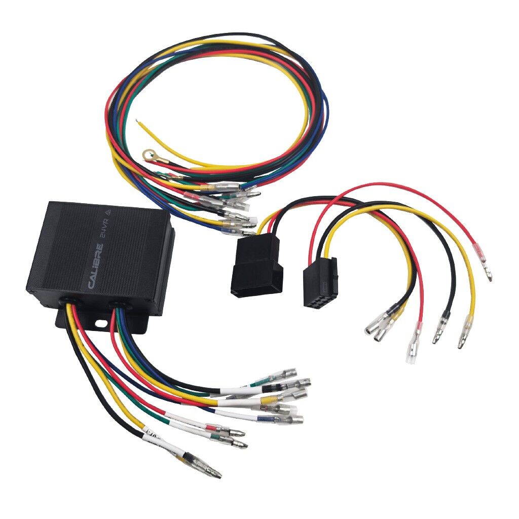 Calibre 24VR 24V to 12V 10A Voltage Reducer with Accessory Outputs