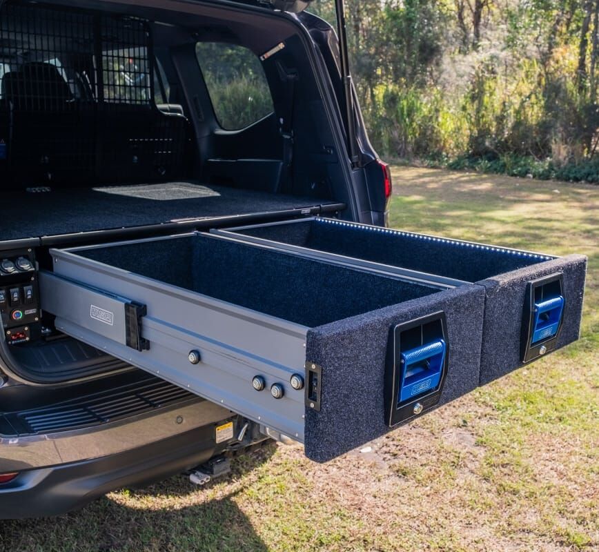 MSA 4x4 41019 To Suit LandCruiser 300 Series Double Storage Drawer System
