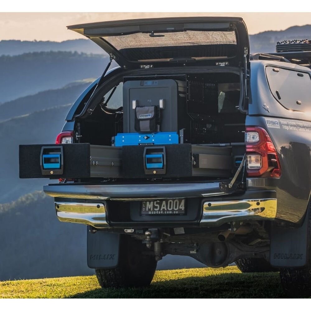 MSA 4x4 41052 To Suit HiLux 9th Gen N90 Double Storage Drawer System