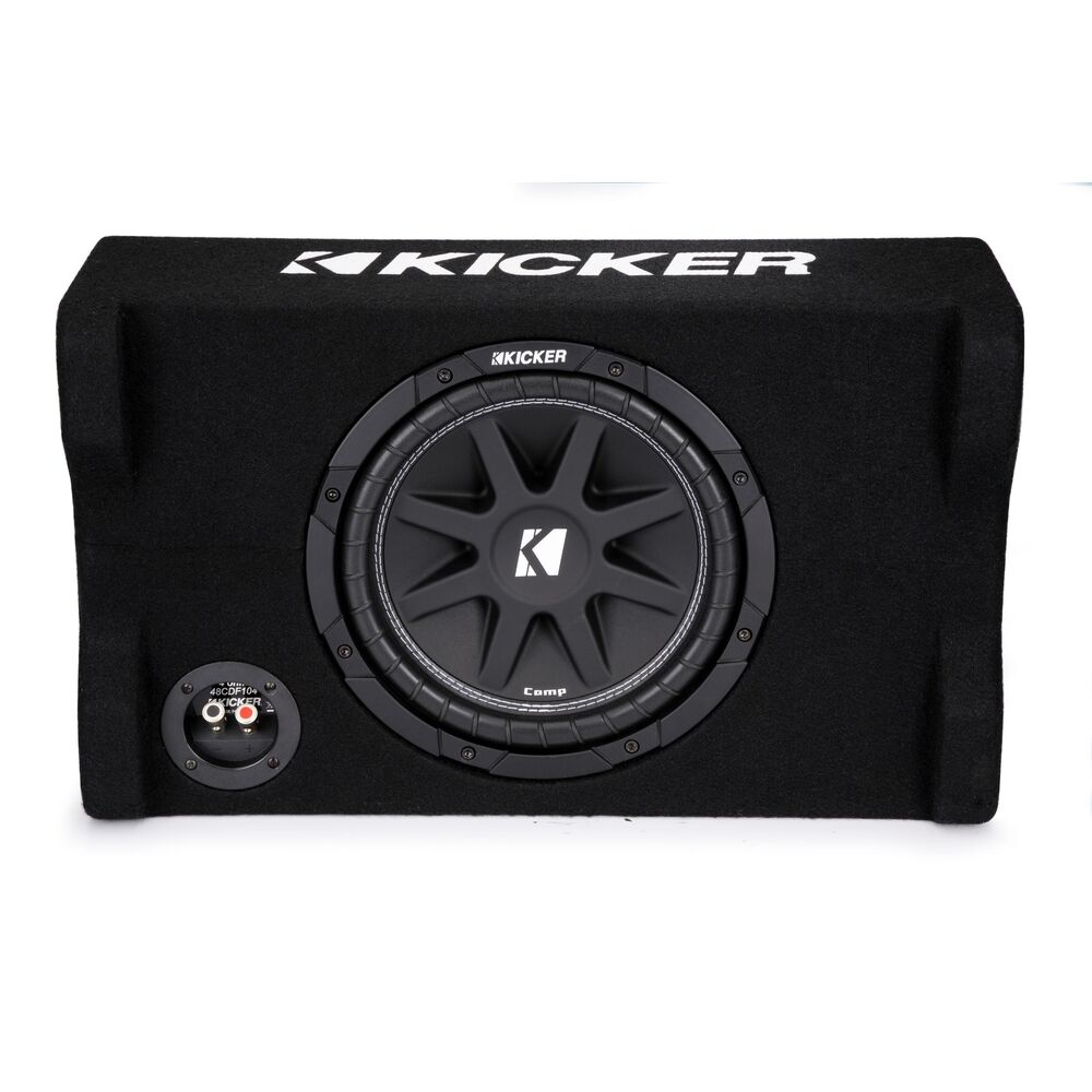 Kicker 48CDF104 10″ Sealed Enclosure 150 Watts RMS 4 Ohm