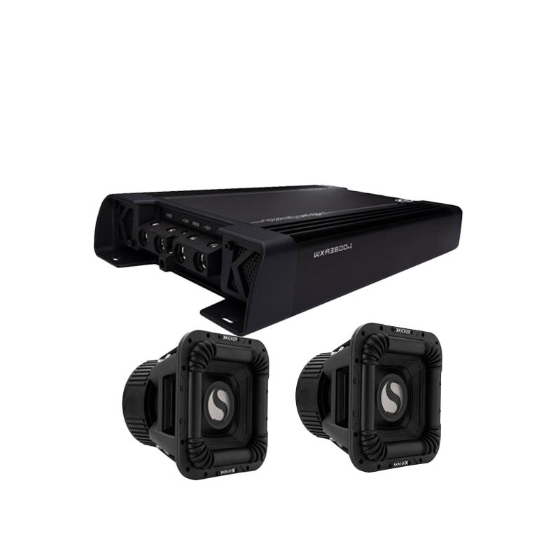 Kicker 12" Subwoofer & Mono Amp & Subs Bundle