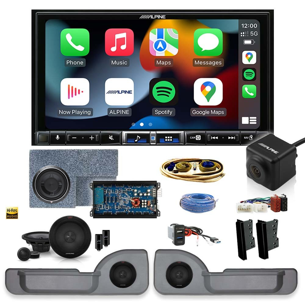 Alpine iLX-507A Wireless Audio Pack To Suit 79 Series Land Cruiser Single Cab 2017+