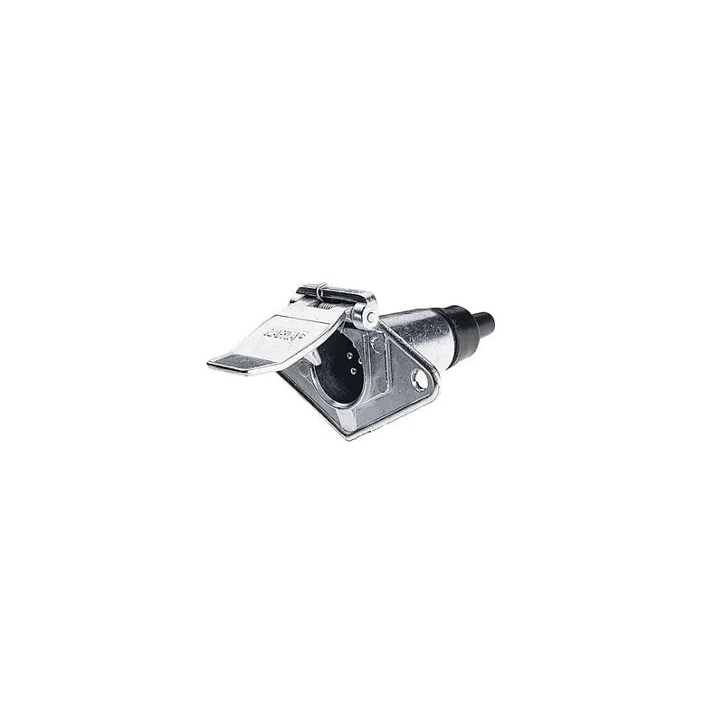 NARVA 82032BL 7 Pin Small Round Metal Trailer Socket