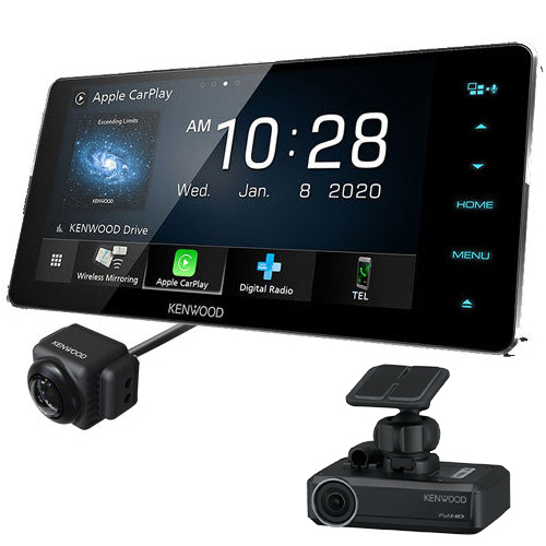 Kenwood DDX920WDABS with CMOS-740HD Reverse Camera & DRV-N520 Dashboard Camera