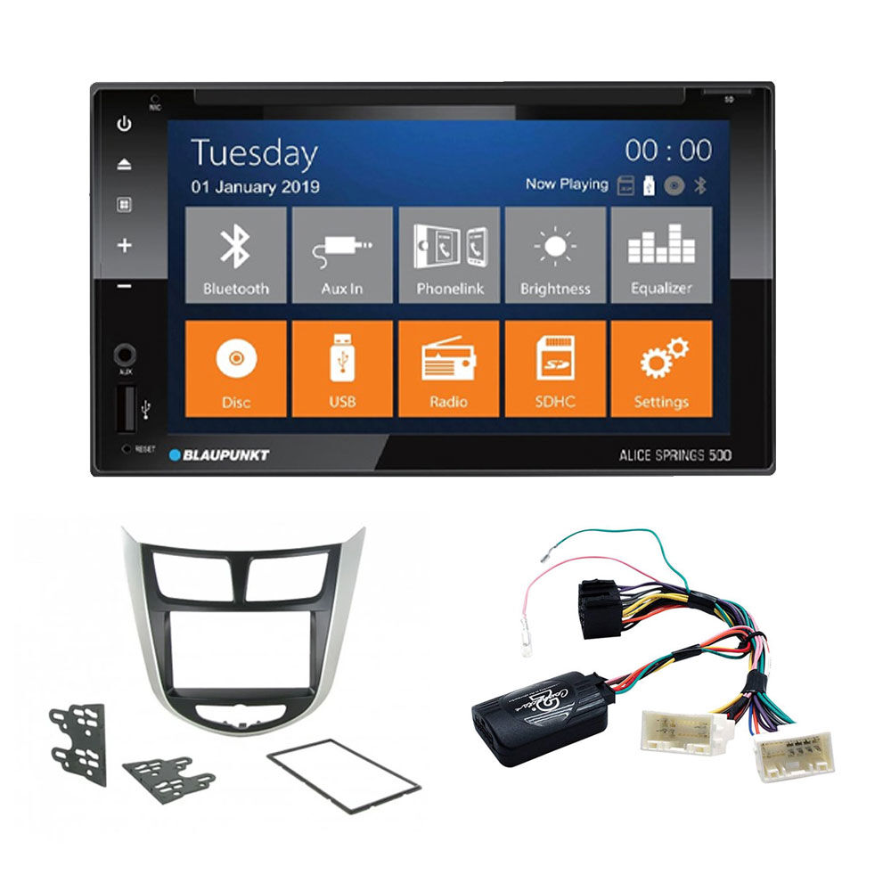 Blaupunkt AliceSprings500 installed into your Hyundai Accent 2011-2015 RB