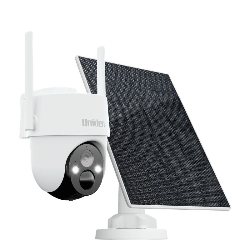 Uniden App Cam SOLO X2K PT 2K Solar Pan & Tilt Security Camera Kit