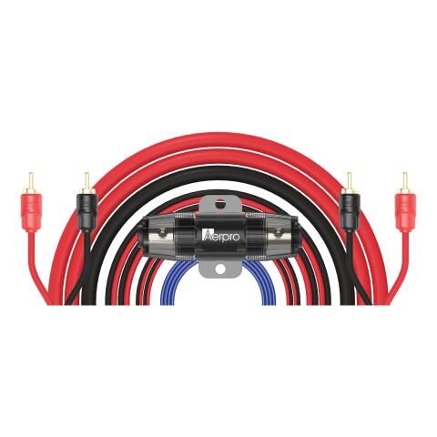 AERPRO APW44 4CH / 4GA AMP INSTALL KIT
