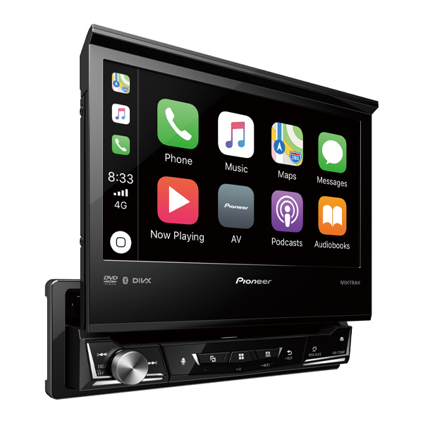 Pioneer AVH-Z7250BT 7" Single DIN DVD Tuner with Dual Phone Bluetooth, USB, Android Auto and Apple Carplay