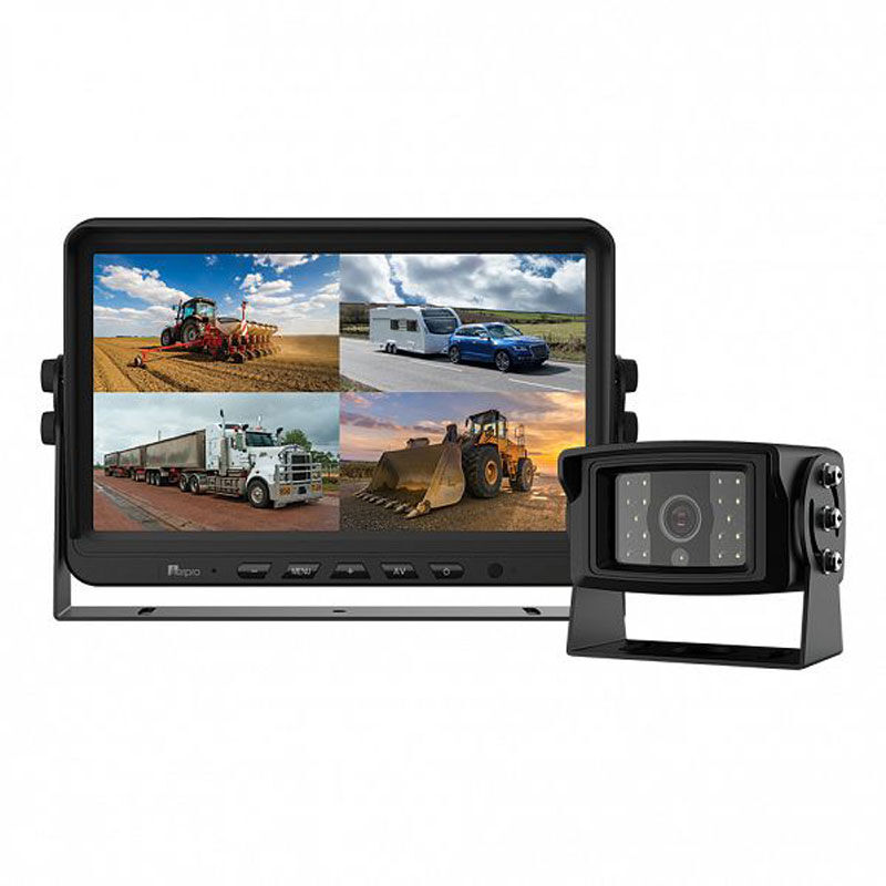 AVK10Q1 10 Heavy duty ahd quad view monitor 1080p camera kit with dvr