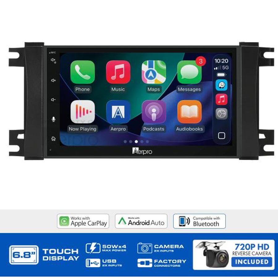 AX9226K 6.8" Multimedia receiver to suit Chrysler, Dodge & Jeep various 2007-2018