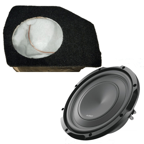 Audison APS10 Subwoofer with Fibreglass Stealth Box to suit Ford Ranger & Mazda BT50 Dual Cab 2012+