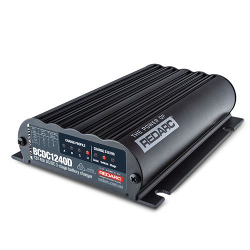 REDARC BCDC1240D DUAL INPUT 40A IN-VEHICLE DC BATTERY CHARGER