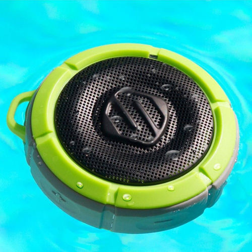 Scosche BoomBuoy Floating Waterproof Wireless Speaker (Grey/Green)