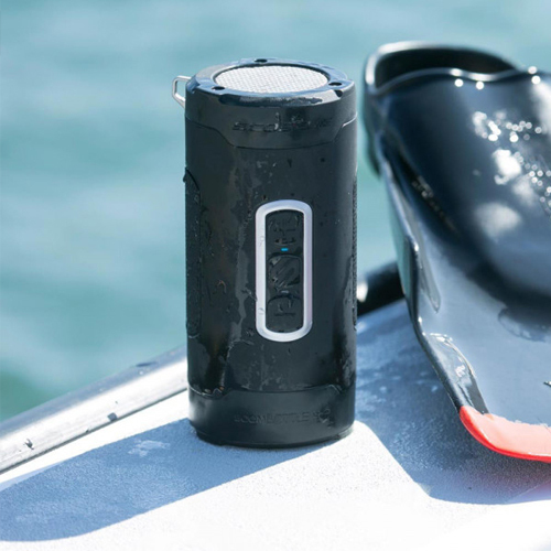 Scosche BoomBottle H2O+ Rugged Waterproof Wireless Speaker (Black/Silver)