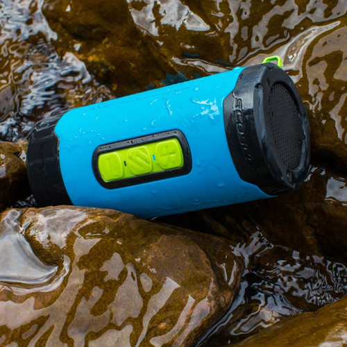Scosche BoomBottle H2O+ Rugged Waterproof Wireless Speaker (Sports Blue)