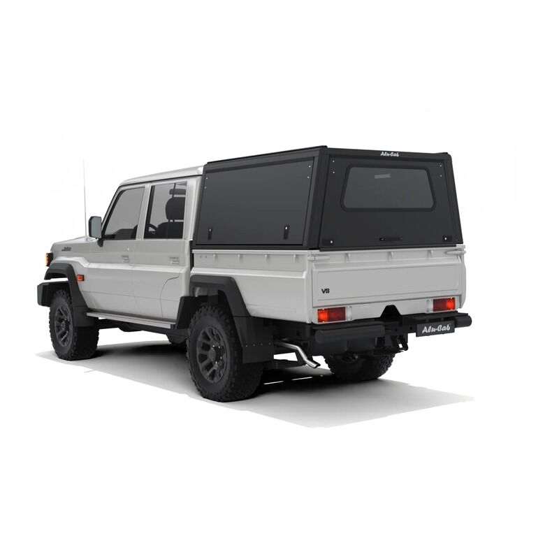 Alu-Cab Explorer Canopy To Suit Toyota Landcruiser 79 Series Smooth Finish / Dual Cab C-D-TL79-E-BS