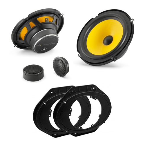 JL Audio C1-650 6.5" Component Speaker System To Suit Ford Ranger 2022-2023 2nd Gen