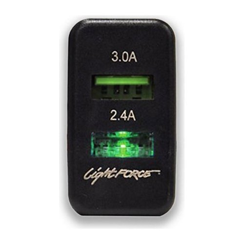 Lightforce CBUSBTY Dual USB to suit Toyota