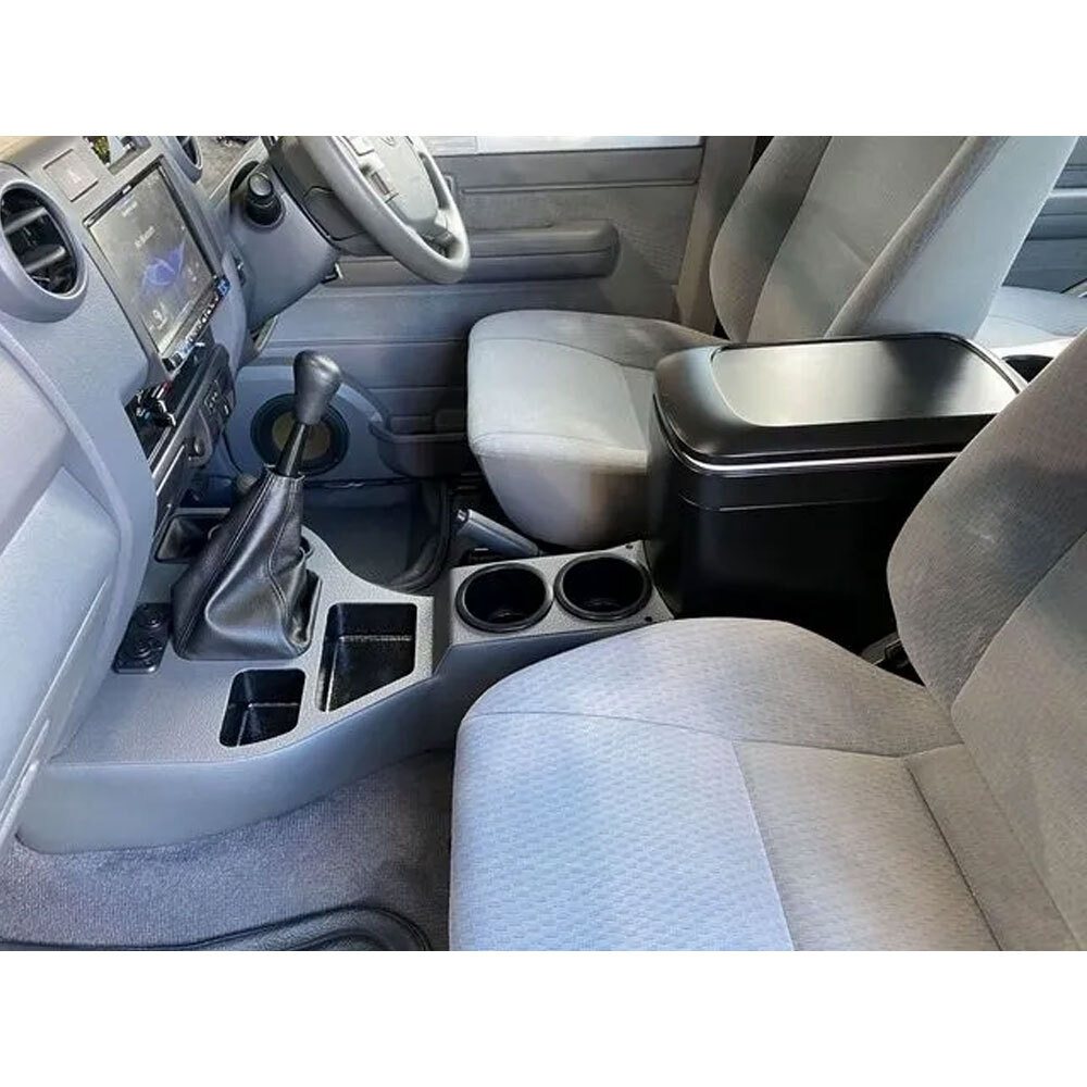 Full-Length Fridge Centre Console with mounting Platform to suit 79 Single Cab DPF 2016 OCT BUSHMAN 15L Roadie