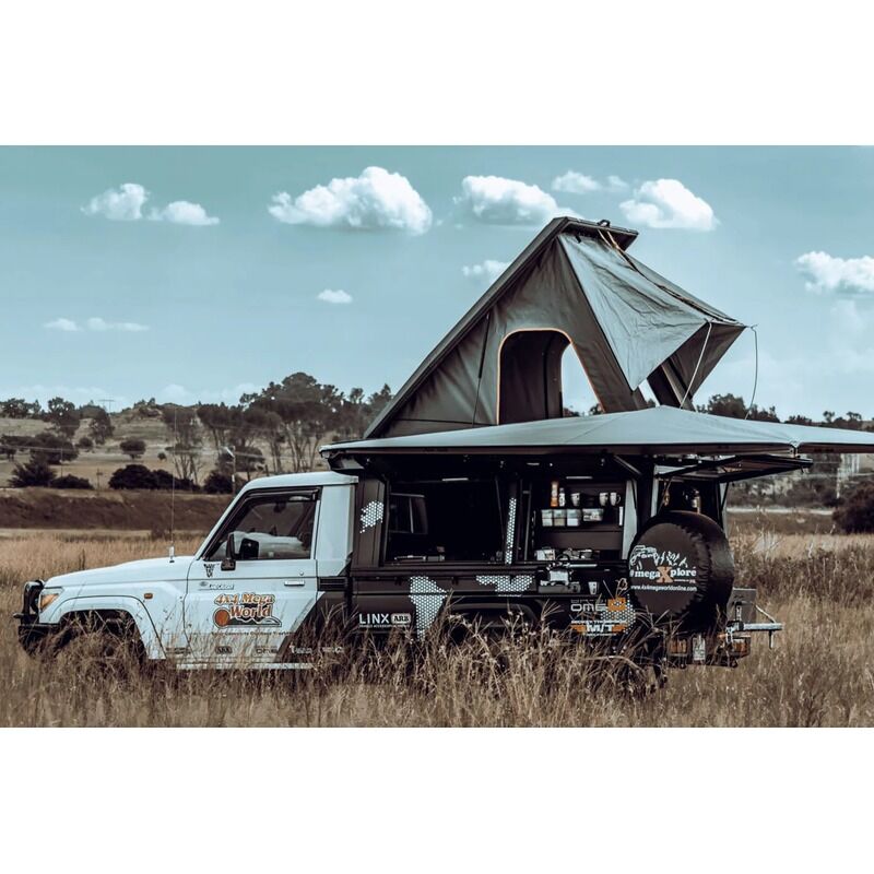 Alu-Cab Canopy Camper Deluxe - To Suit LandCruiser Dual Cab CC-DLX-LCD-B