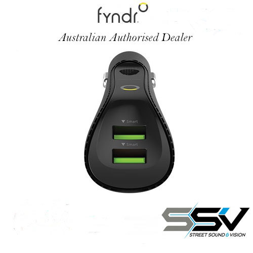 Fyndr CHRG2 Dual USB 4.8A fast car charger and find your parked car instantly