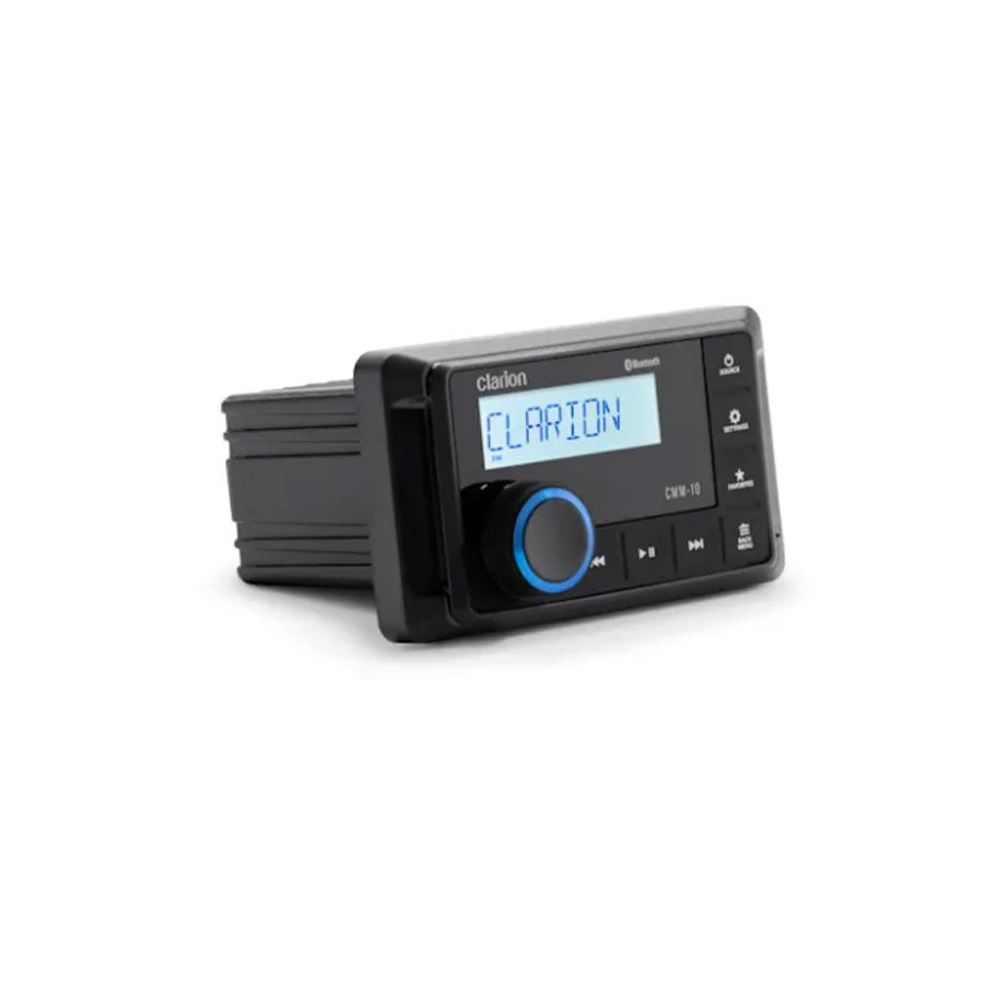 Clarion® marine compact source unit with LCD display (CMM-10)