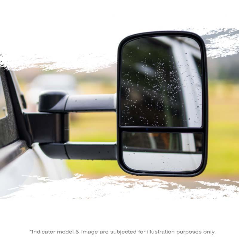 Clearview Towing Mirrors Original, Pair, Manual, Chrome To Suit Toyota LandCruiser 100 Series, Lexus LX 470