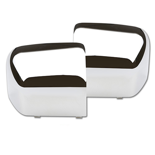 ClearView Compact Mirrors Chrome Cap Covers