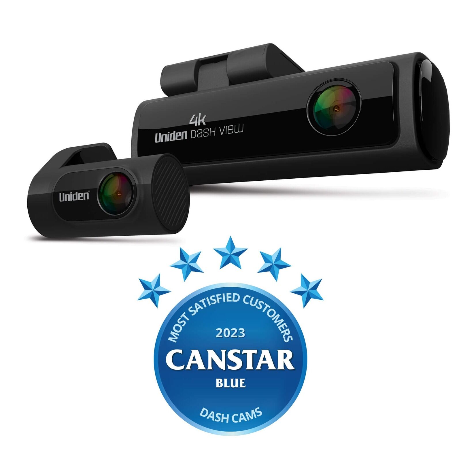Uniden DASHVIEW_60R Front & Rear Dash Cam Pack with EnergyWell Battery Pack