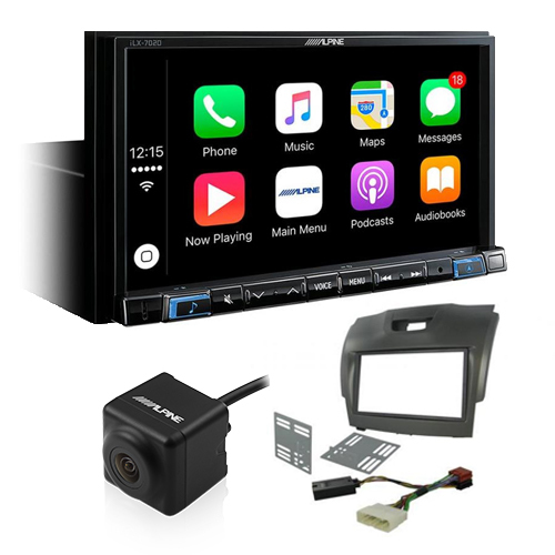 Alpine ILX-702D Apple Carplay / Android Auto Upgrade to suit DMAX 2012-2017 