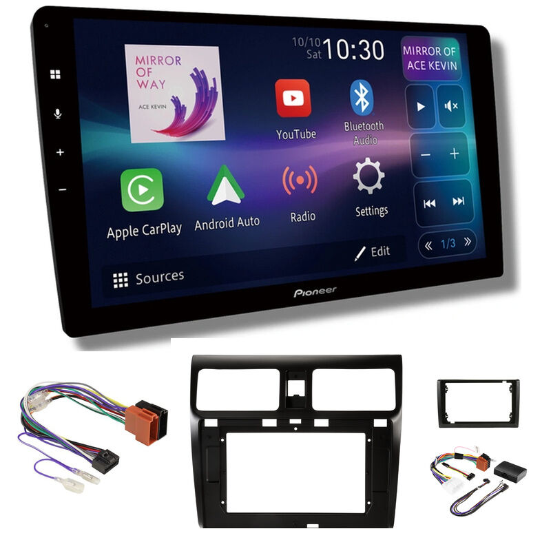 Pioneer DMH-AP8850BT 10" head unit & Aerpro AKSZ1 to suit Suzuki Swift 2005-2010