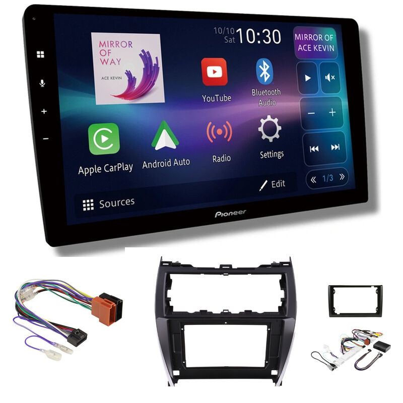 Pioneer DMH-AP8850BT 10" head unit & Aerpro AKTO44 to suit Toyota Camry 2012-2017