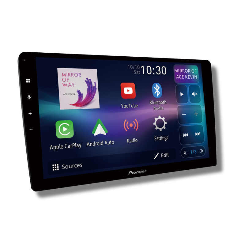 Pioneer DMH-AP6850BT  Wireless Apple CarPlay & Android Auto 9” WSVGA Large Screen