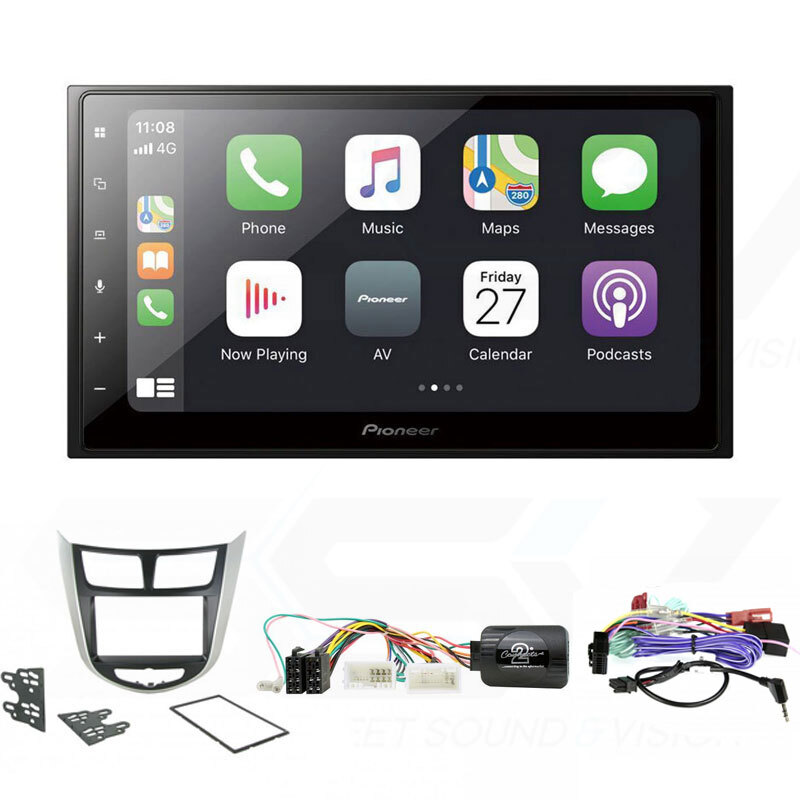Upgrade your Multimedia Head Unit to suit Hyundai Accent 2011-2016 RB  with Pioneer DMH-Z5350