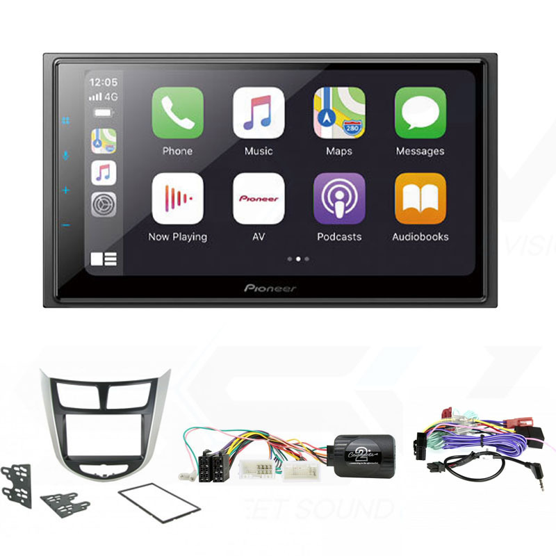 Upgrade your Multimedia Head Unit to suit Hyundai Accent 2011-2016 RB  with Pioneer DMH-Z6350BT