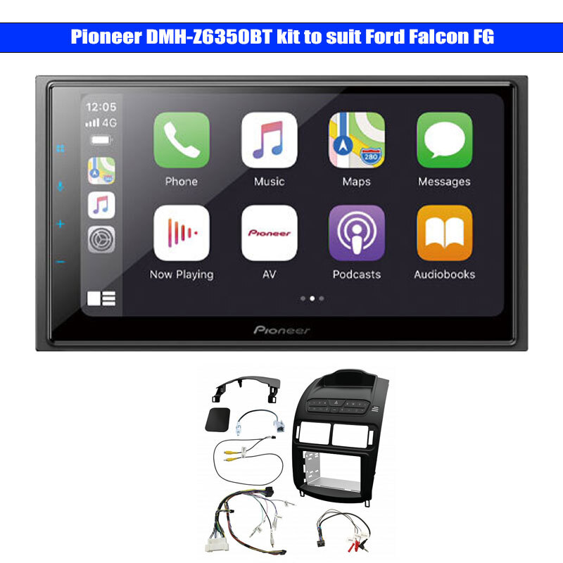 Pioneer DMH-Z6350BT kit to suit Ford Falcon FG