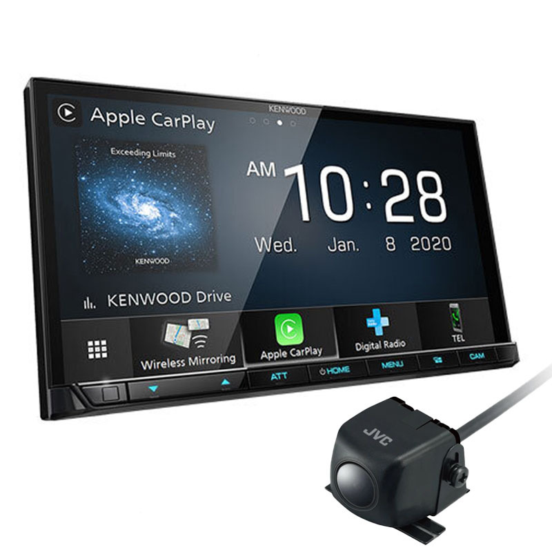Kenwood DMX8520DABS Wireless Apple Carplay / Android Auto / Wireless Mirror + Reverse Camera 