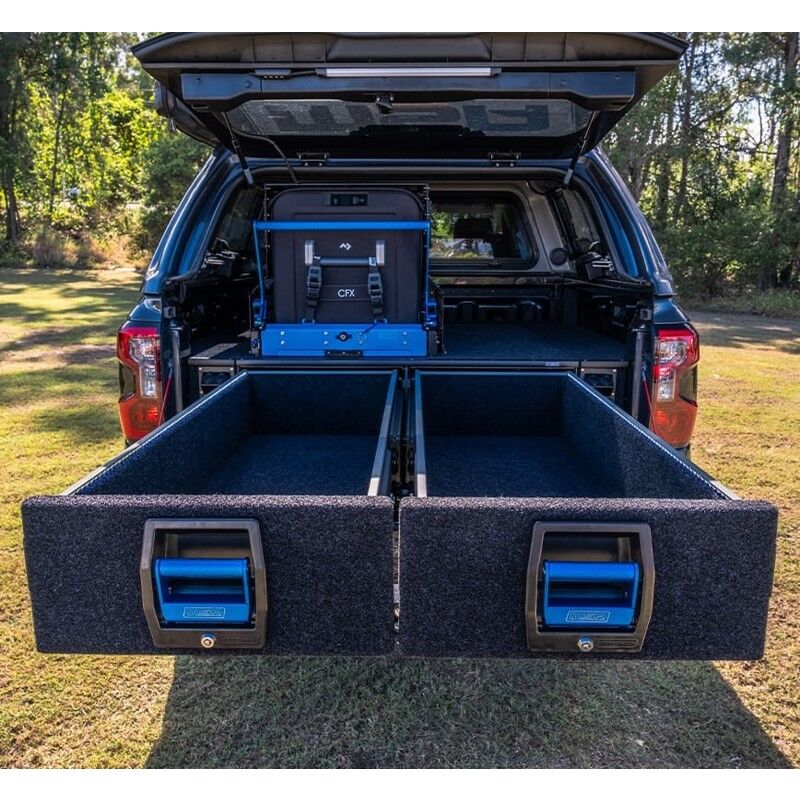 MSA 4x4 E1350-NAVD22-COM To Suit Navara D22 Double Storage Drawer System