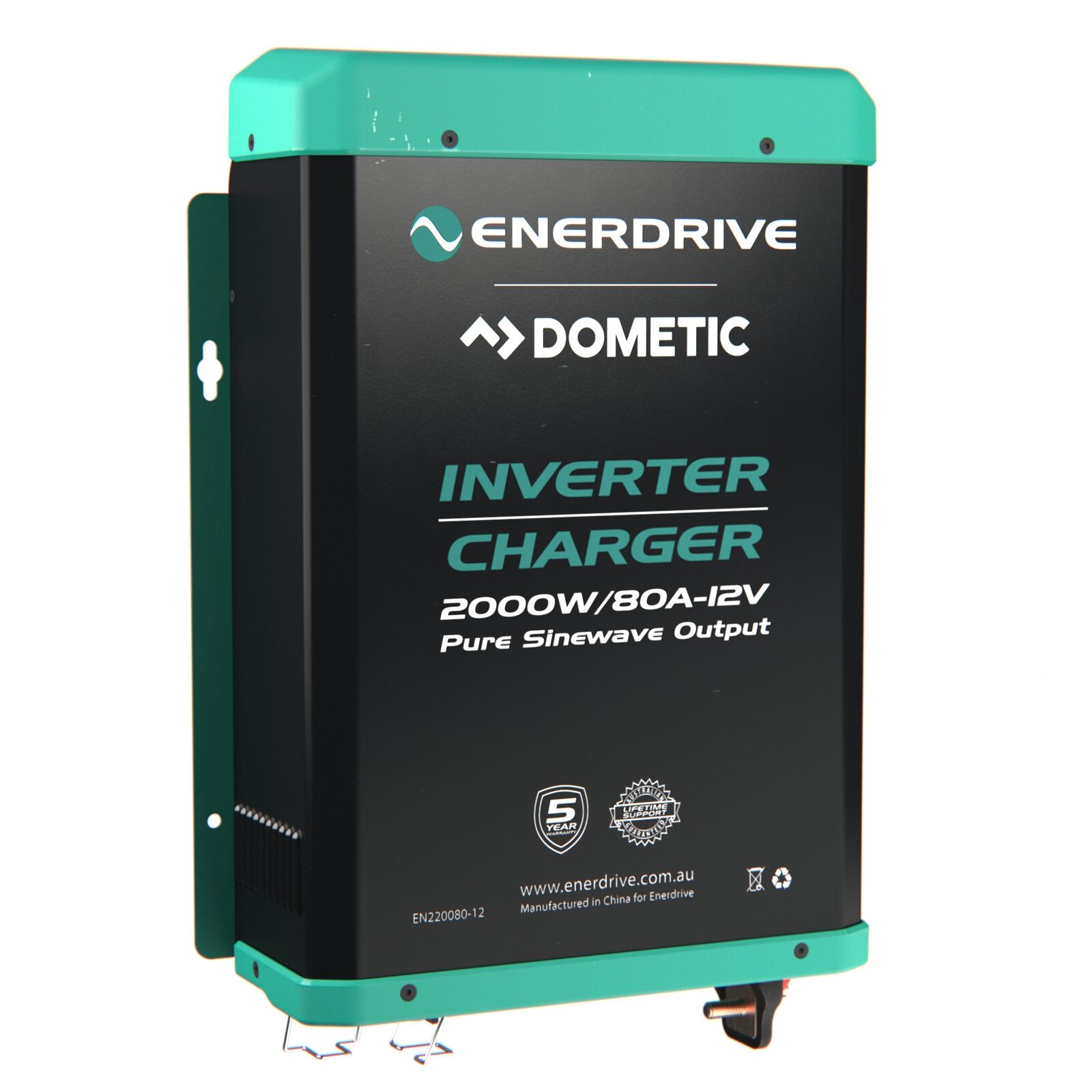 Enerdrive EN220080-12 2000W/80A 12V Inverter Charger